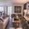 a living room with a couch and a coffee table