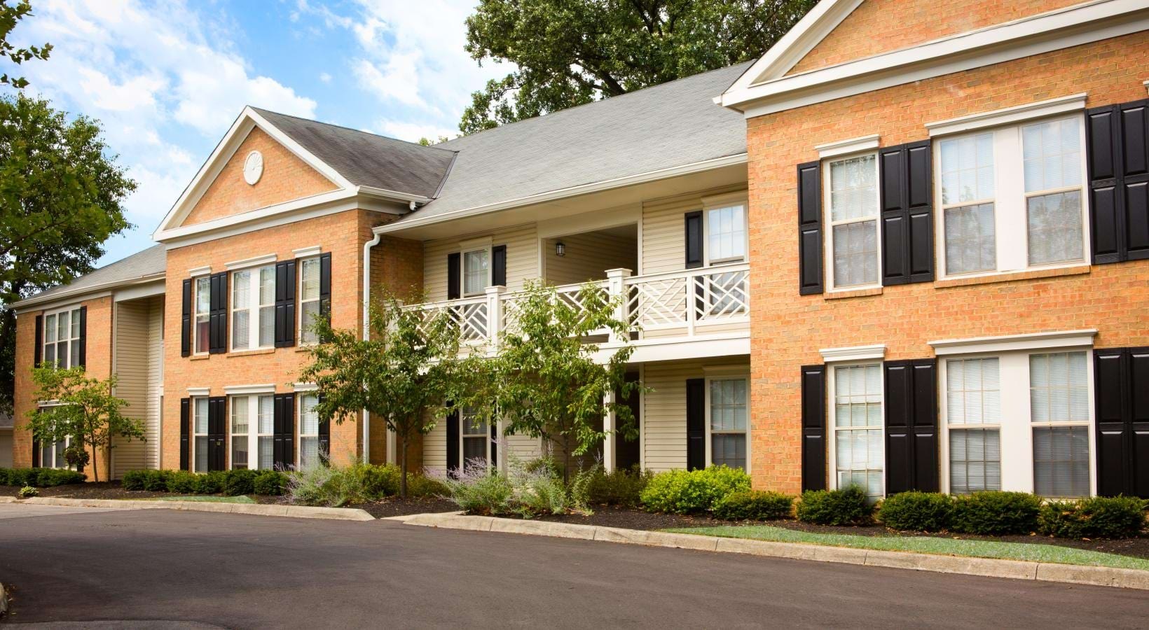 Find your perfect fit at Kensington Grove a row of houses with The Marshall House in the background